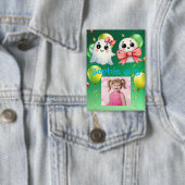 Schattigee Pastel Ghost Kids Verjaardagsfeest Butt Button (Insitu)