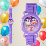 Schattigee Pastel Ghost Kinder horloge verjaardags<br><div class="desc">Verras je kleintje met deze Schattigee Pastel Ghost Kinder Watch, een schattig accessoire dat net zo praktisch is als leuk! Met een grillig ontwerp van pastelkleurige vriendelijke geesten, is dit horloge perfect voor het toevoegen van een vleugje spookachtige charme aan elke outfit. De zachte, verstelbare siliconenband zorgt voor een comfortabele...</div>