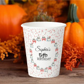 Schattigee Pastel Ghost Theme Gepersonaliseerd tek Papieren Bekers