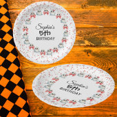 Schattigee Pastel Ghost Theme Gepersonaliseerd tek Papieren Bordje