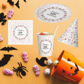 Schattigee Pastel Ghost Theme Gepersonaliseerd tek Papieren Bordje