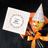 Schattigee Pastel Ghost Theme Gepersonaliseerd tek Servet