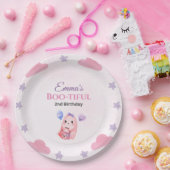 Schattigee Pastel Ghost waterverf Halloween Verjaa Papieren Bordje (Feest)