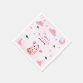 Schattigee Pastel Ghost waterverf Halloween Verjaa Servet (Hoek)