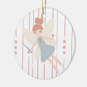 Schattigee pastel grillige oogst fee keramisch ornament (Links)