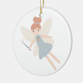 Schattigee pastel grillige oogst fee keramisch ornament (Links)