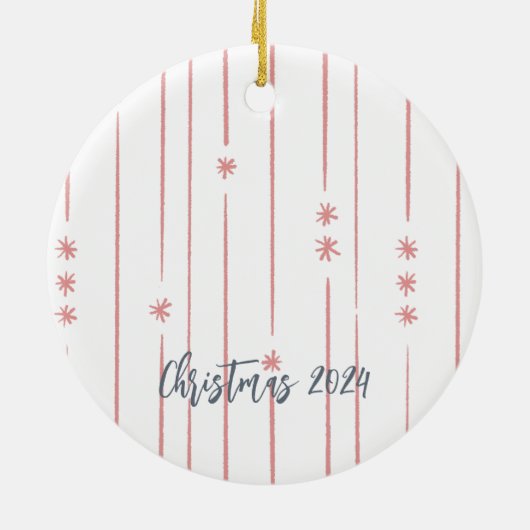 Schattigee pastel grillige oogst fee keramisch ornament (Achterkant)