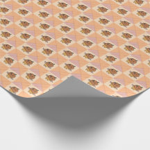 Schattigee Pastel Halloween Pumpkin Bat Pattern