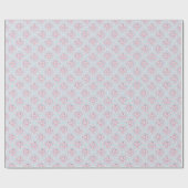 Schattigee Pastel Kawaii Bunny Dot Mandala Art Dec Cadeaupapier (Vlak)