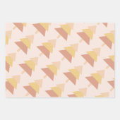 Schattigee pastel Mid Blush Holiday Tree Inpakpapier Vel (Voorkant 2)