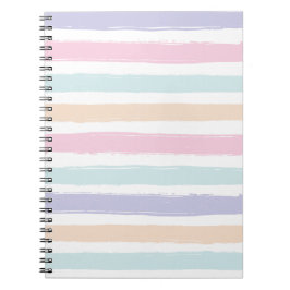 Schattigee pastel neon kleuren Waterverf Gradient Notitieboek