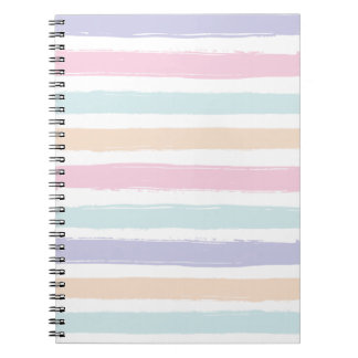 Schattigee pastel neon kleuren Waterverf Gradient  Notitieboek