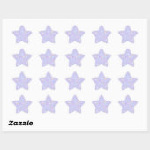 Schattigee pastel paarse esthetiek ster sticker (Vel)