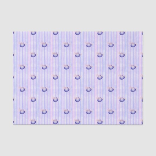 Schattigee Pastel Paarse Kinder Halloween Tissuepapier (Voorkant)