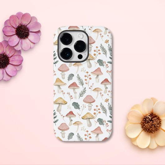 Schattigee pastel paddenstoel schimmels botanische Case-Mate iPhone case