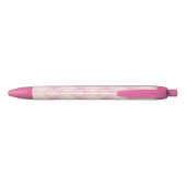 Schattigee Pastel Pink Plaid Pen (Achterkant)