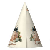 Schattigee Pastel Pumpkin Happy Halloween Feesthoedjes (Achterkant)