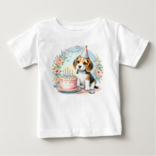 Schattigee Pastel Puppy Beagle - Verjaardag