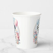 Schattigee Pastel Puppy Dalmatiër - Verjaardag Papieren Bekers (Rechts)