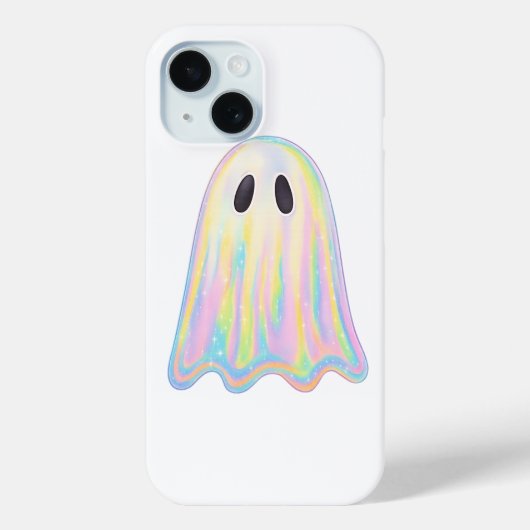Schattigee Pastel Rainbow Ghost | Esthetisch spook Case-Mate iPhone Case (Achterkant)