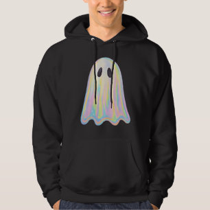 Schattigee Pastel Rainbow Ghost   Esthetisch spook Hoodie