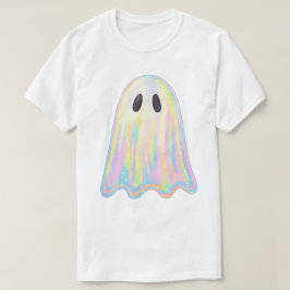 Schattigee Pastel Rainbow Ghost | Esthetisch spook T-shirt