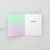 Schattigee Pastel Rainbow gradient flower Baby sho (Binnen)