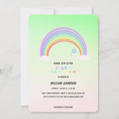 Schattigee Pastel Rainbow gradient flower Baby sho Kaart (Voorkant)