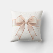 Schattigee pastel roze boeg kind kamer kussen (Achterkant)