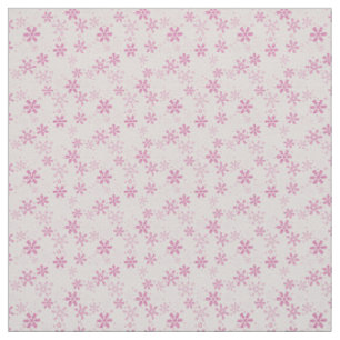 Schattigee Pastel Roze Winter Sneeuwvlok Kerst Stof