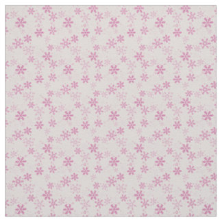 Schattigee Pastel Roze Winter Sneeuwvlok Kerst Stof