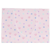 Schattigee Pastel Roze Zeeschelpen Zee Sterren en Groot Cadeauzakje (Achterkant)