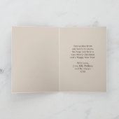 Schattigee Pastel Santa Claus Christmas Kaart (Binnen)