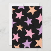 Schattigee Pastel Skull en Stars Halloween Verjaar Kaart (Achterkant)