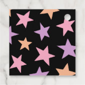 Schattigee Pastel Skull Halloween Verjaardagsnaam Bedankjes Labels (Achterkant)