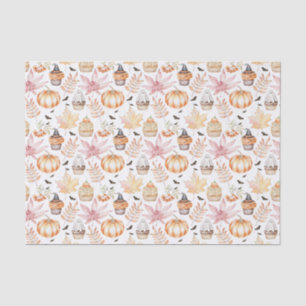 Schattigee Pastel Spooky Cupcakes Halloween Patter Tissuepapier