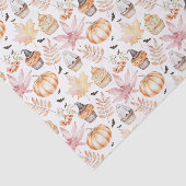 Schattigee Pastel Spooky Cupcakes Halloween Patter Tissuepapier (Detail)