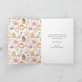 Schattigee Pastel Spooky Cupcakes Happy Halloween  Feestdagen Kaart (Binnen)