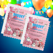 Schattigee Pastel Spooky Ghost Halloween Kids Verj Kaart