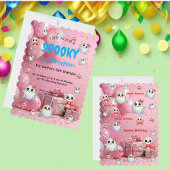 Schattigee Pastel Spooky Ghost Halloween Kids Verj Kaart