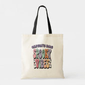 Schattigee Pastel Spooky Vibes Retro Ghosts Hallow Tote Bag (Achterkant)