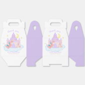 Schattigee Pastel Sprookjesachtige Dragon Unicorn  Bedankdoosjes (Ongevouwen)