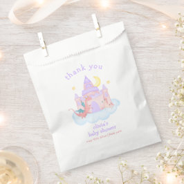 Schattigee Pastel Sprookjesachtige Dragon Unicorn  Bedankzakje