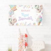 Schattigee Pastel Sweet Candyland Lollipop Girl Ve Spandoek (Insitu)