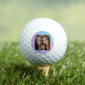 Schattigee pastel vaporwave stripe foto rand golfballen (Insitu Shirt)