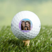 Schattigee pastel vaporwave stripe foto rand golfballen (Insitu Shirt)