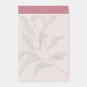 Schattigee pastel waterverf achtergrond Trendy Bou Post-it® Notes (Voorkant)