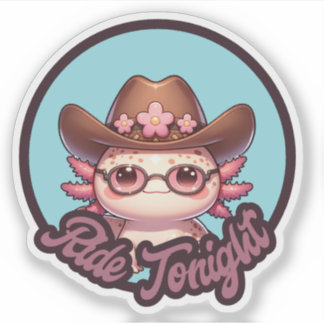 Schattigee Pastelaxolotls Nieuwe Design Vinyl St Sticker