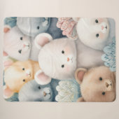 Schattigee pasteldieren voor Baby Sherpa Deken (Voorkant (horizontaal))