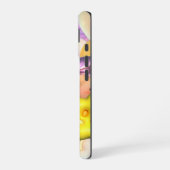 Schattigee pastelkleuren bubbelige Stickers iPhone 16 Hoesje (Linkerkant)